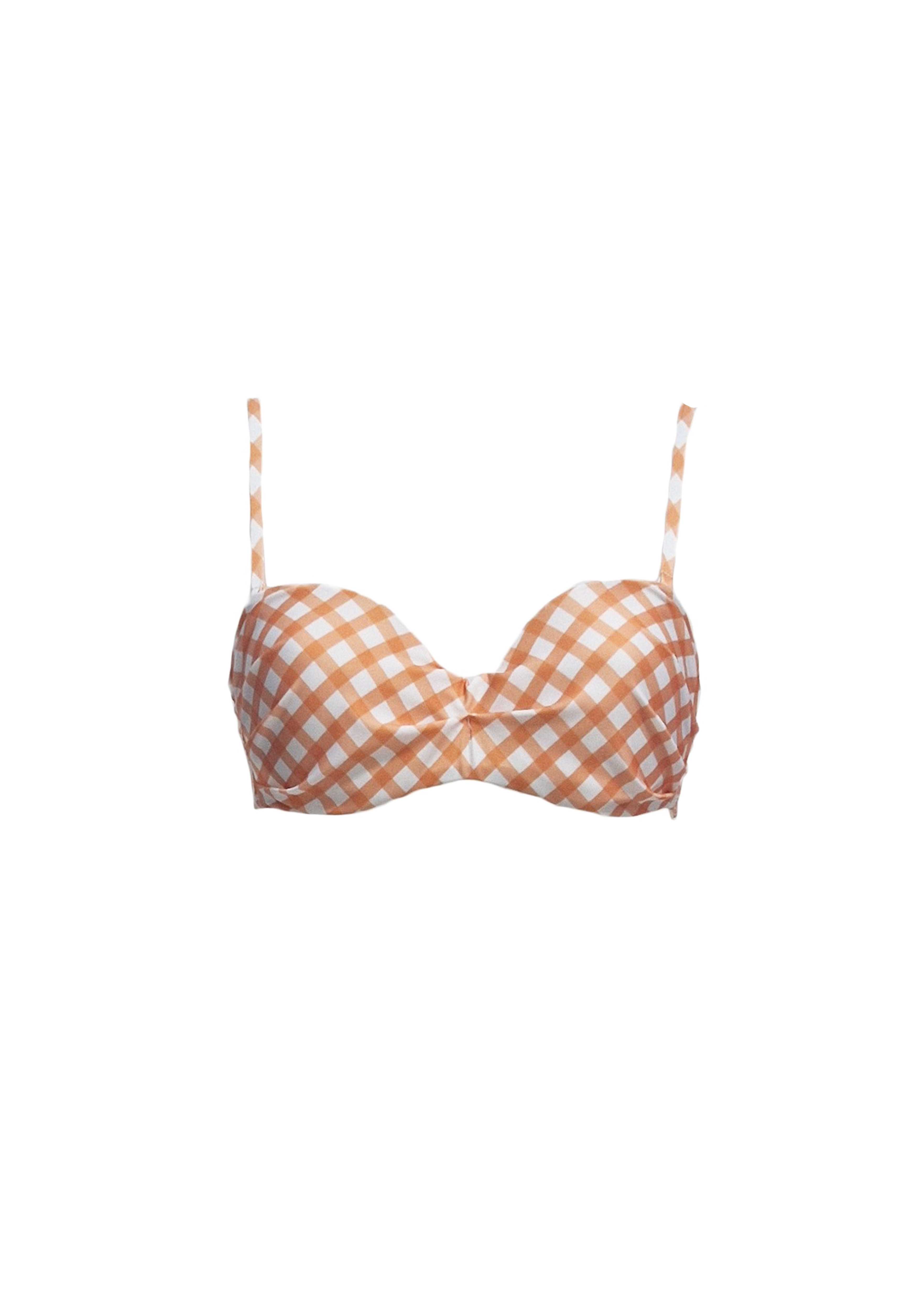 Monique Bikini - Orange Plaid - Top