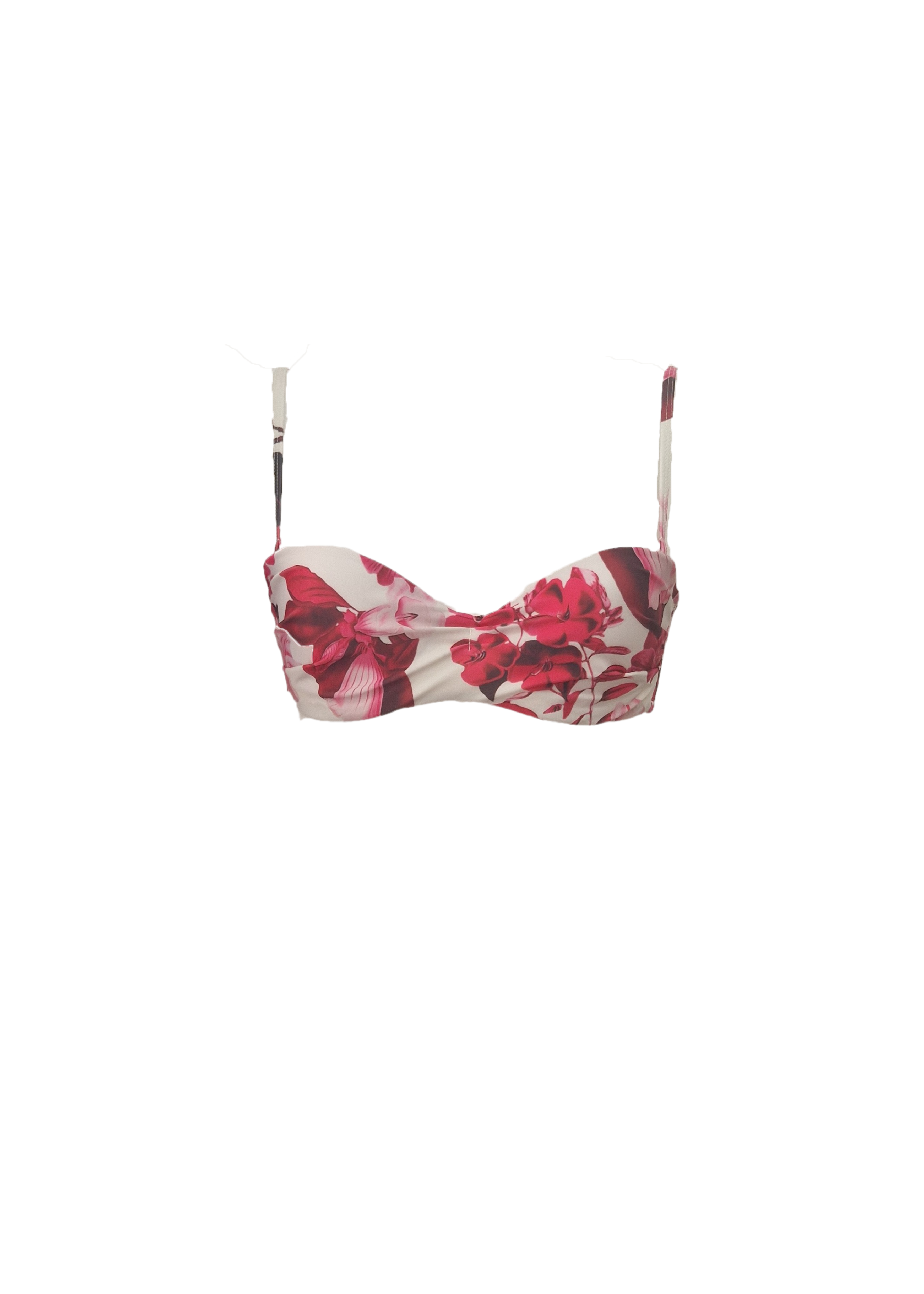 Monique Bikini - Royal-Fuchsia Flowers - Top