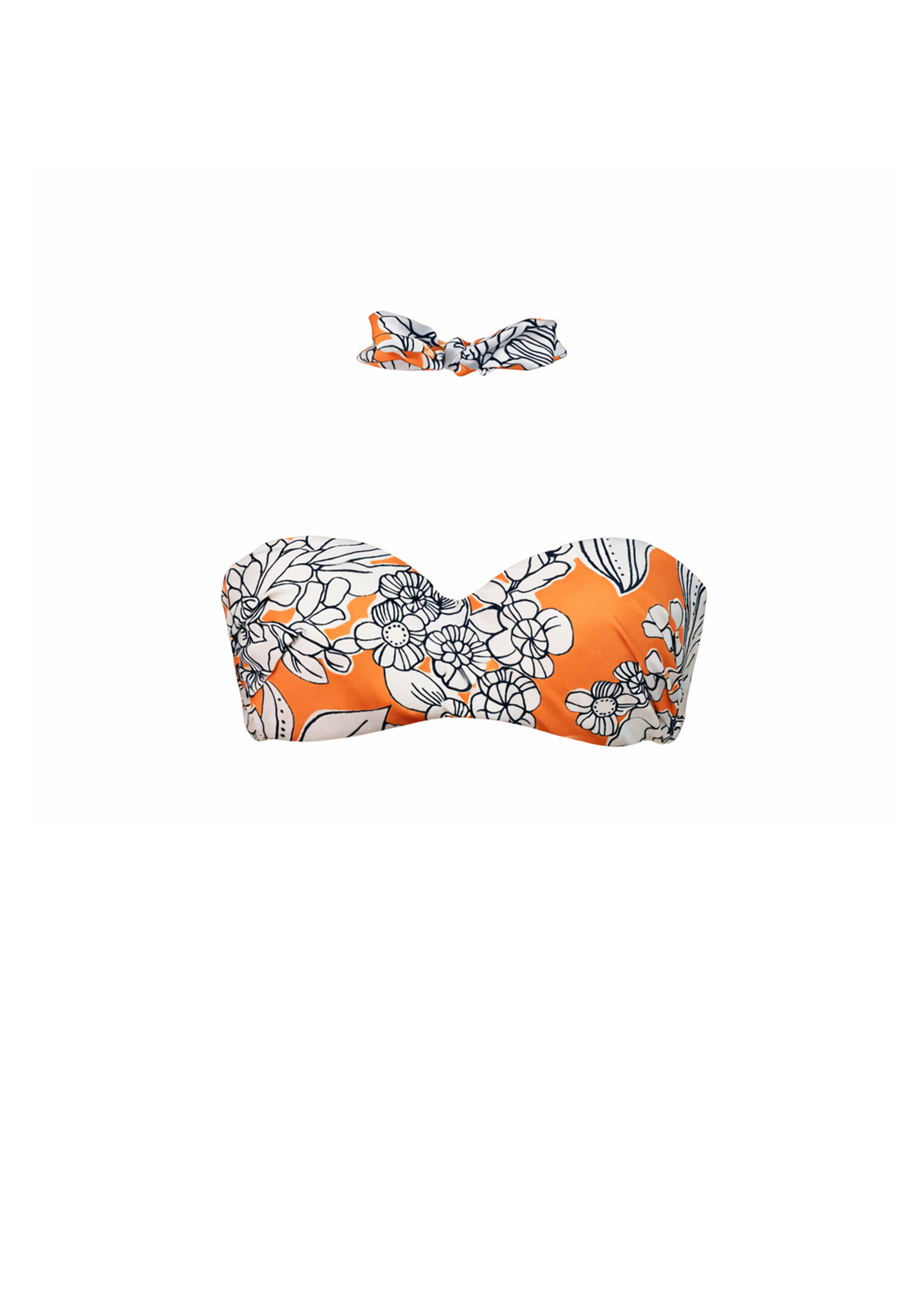 Shirley Bikini - Orange Emily Floral - Top