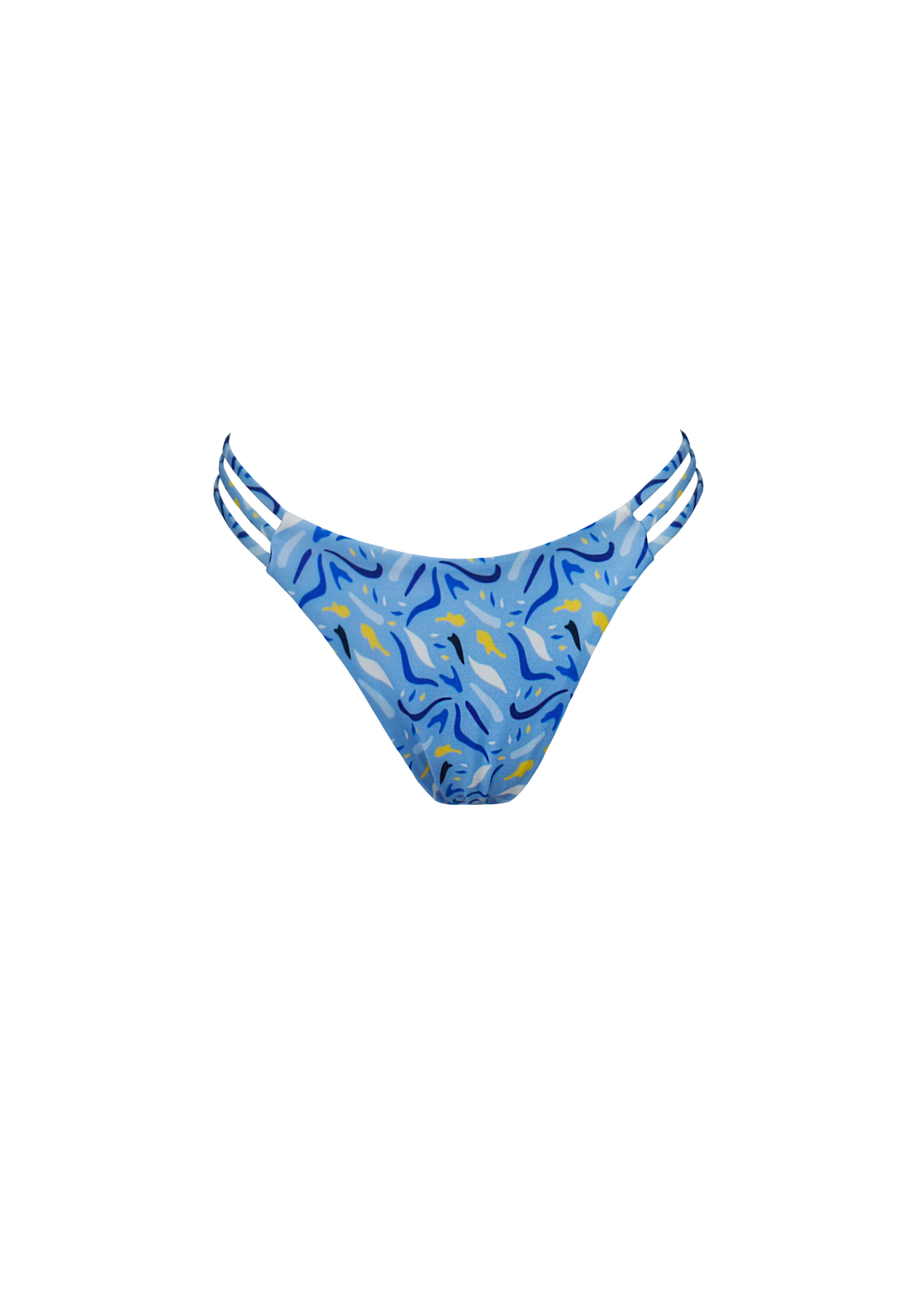 Zoe Bikini - Blue Squid - Bot