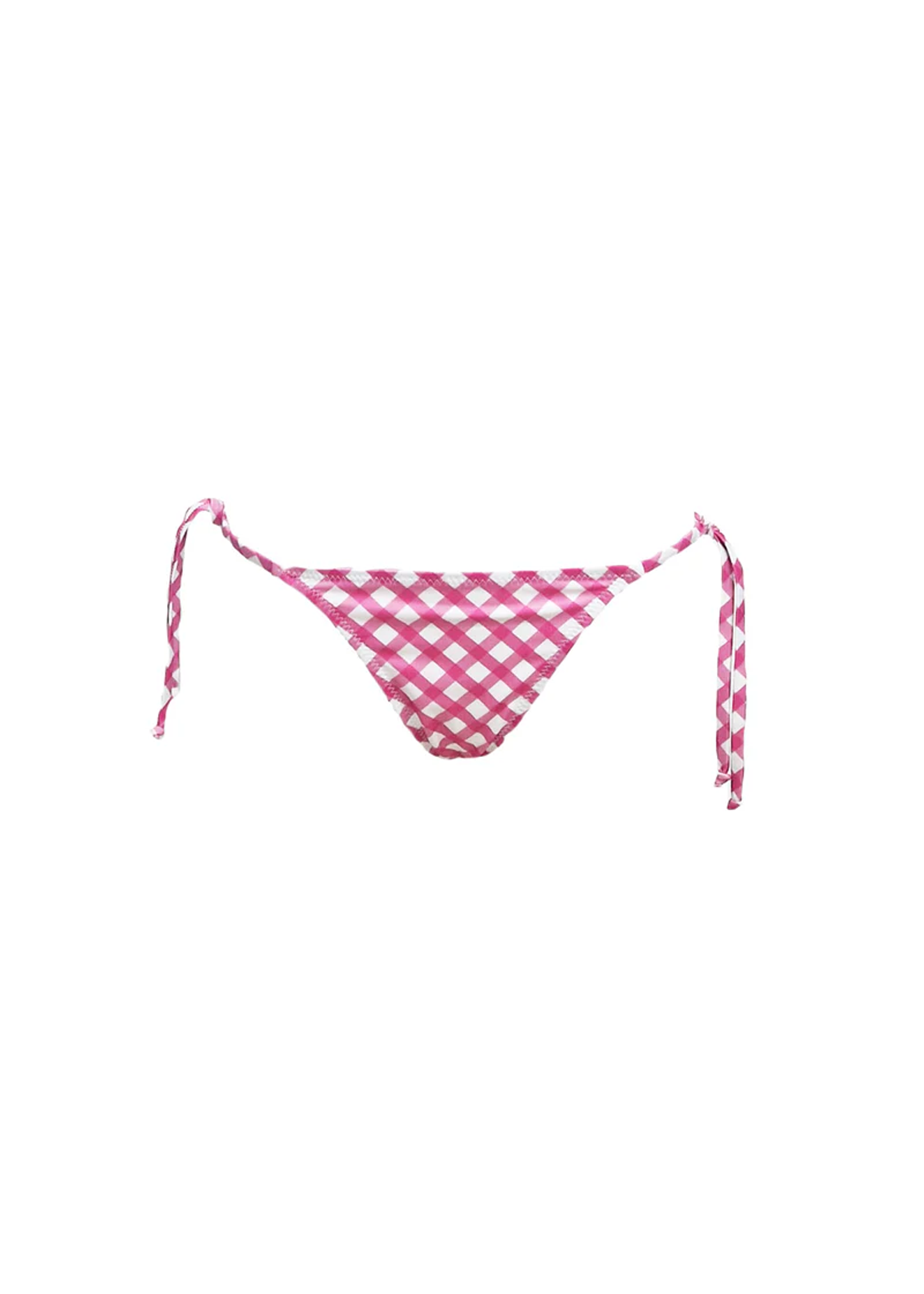 Brigitte Bikini - Fuchsia Plaid - Bot