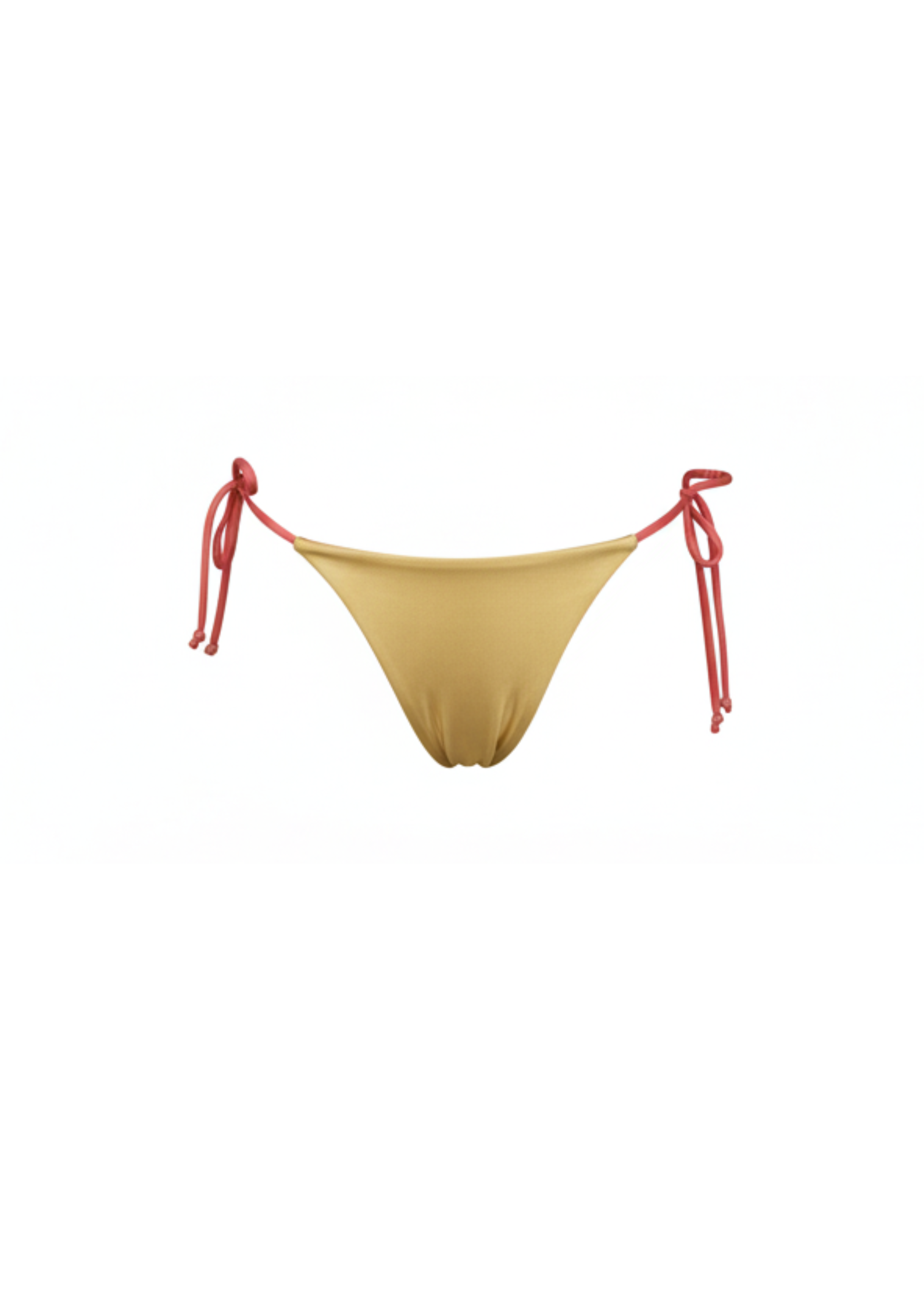 Tatiana Reversible Bikini - Coral / Yellow - Bot
