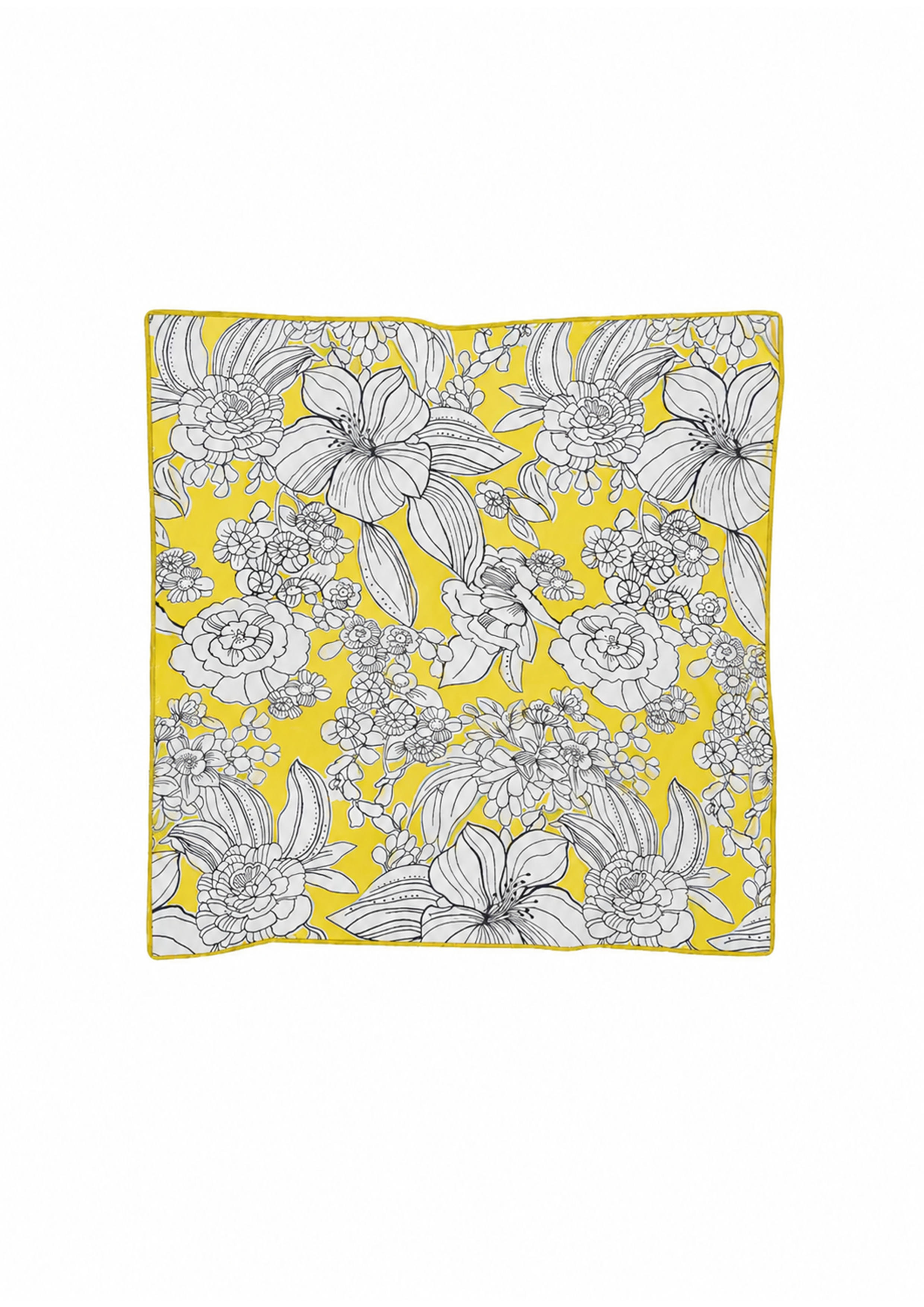 Celeste Scarf - Yellow Emily Floral