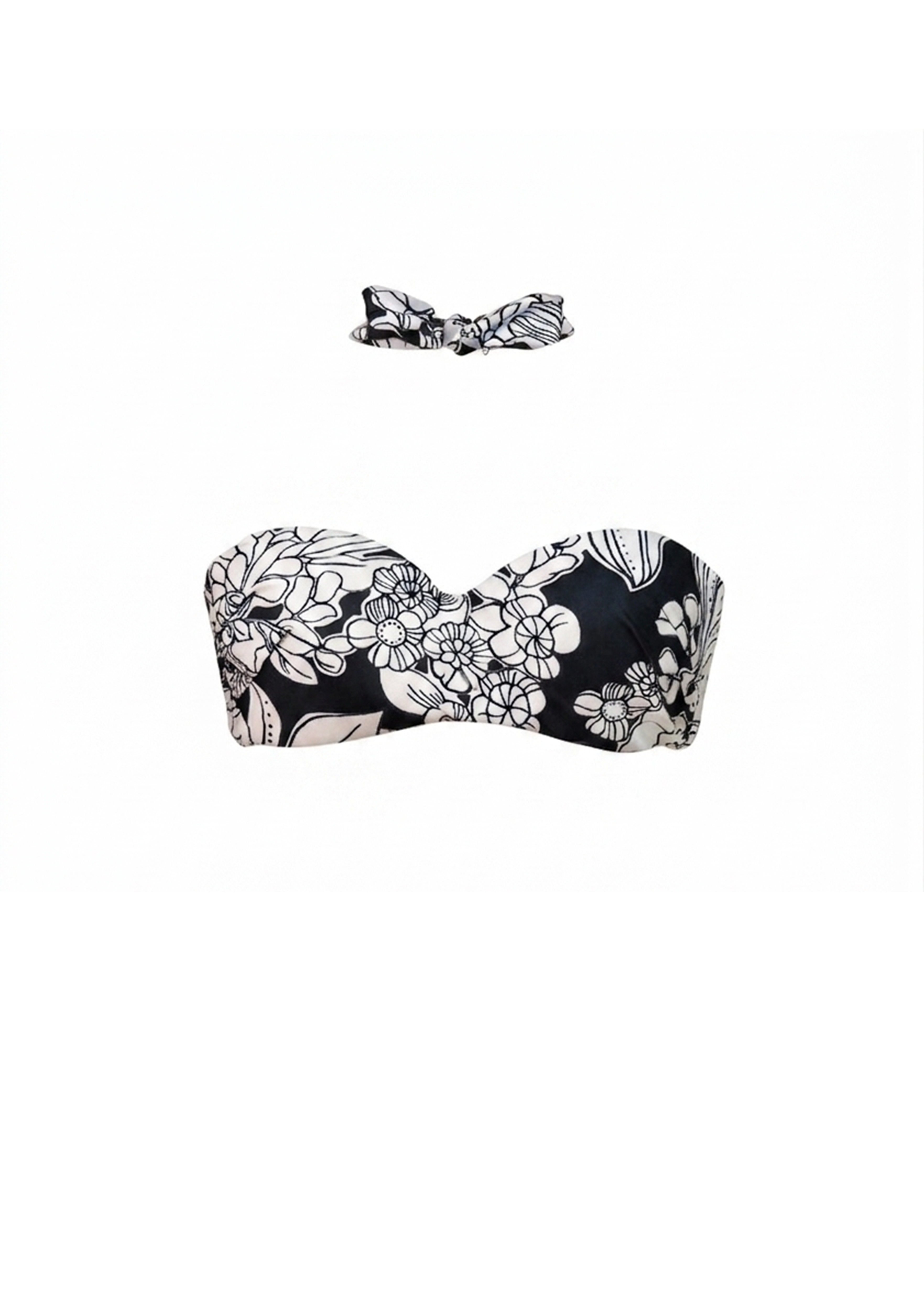 Shirley Bikini - Black Emily Floral - Top