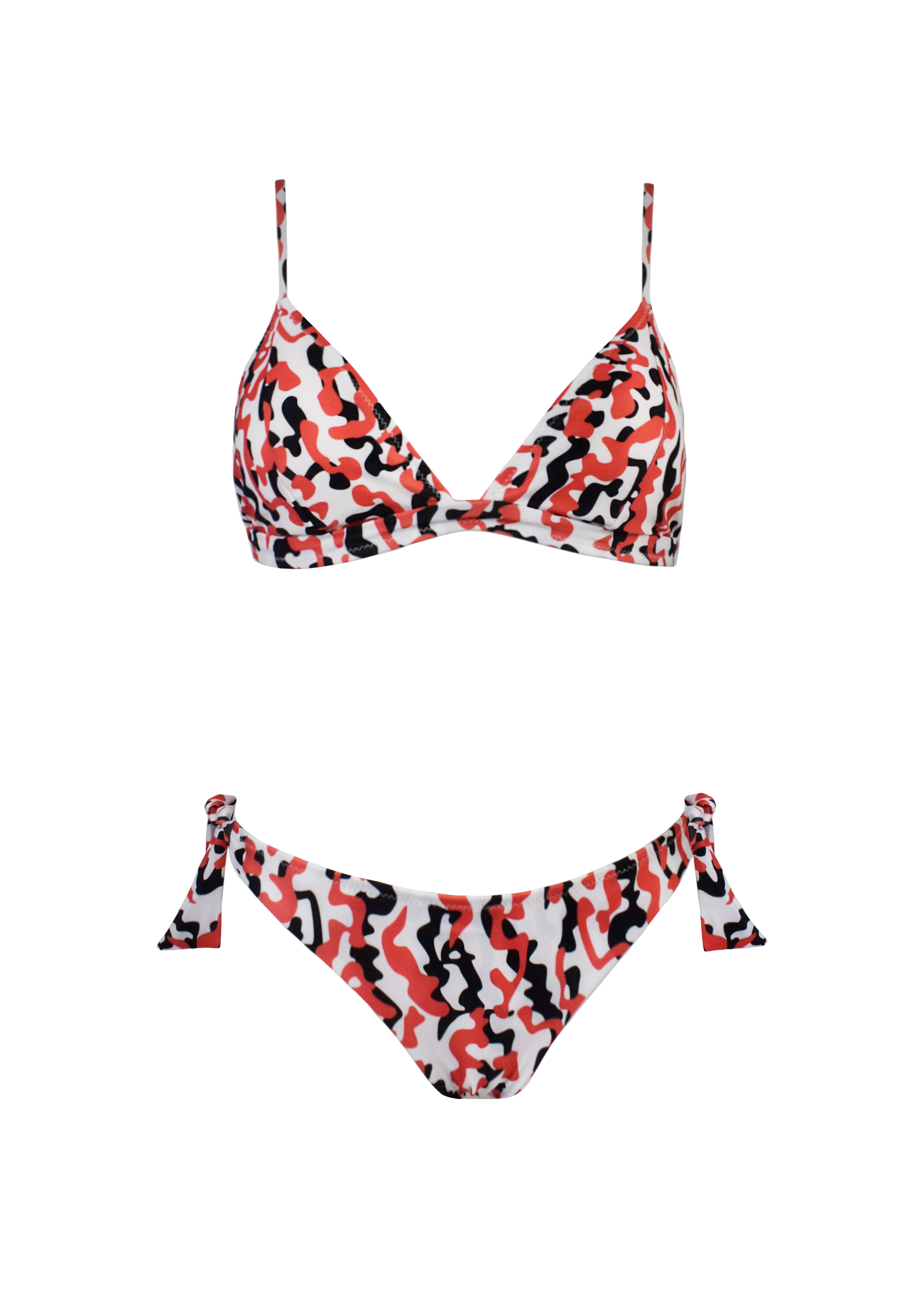 Alex Bikini Set - Zebra Anemone Solo