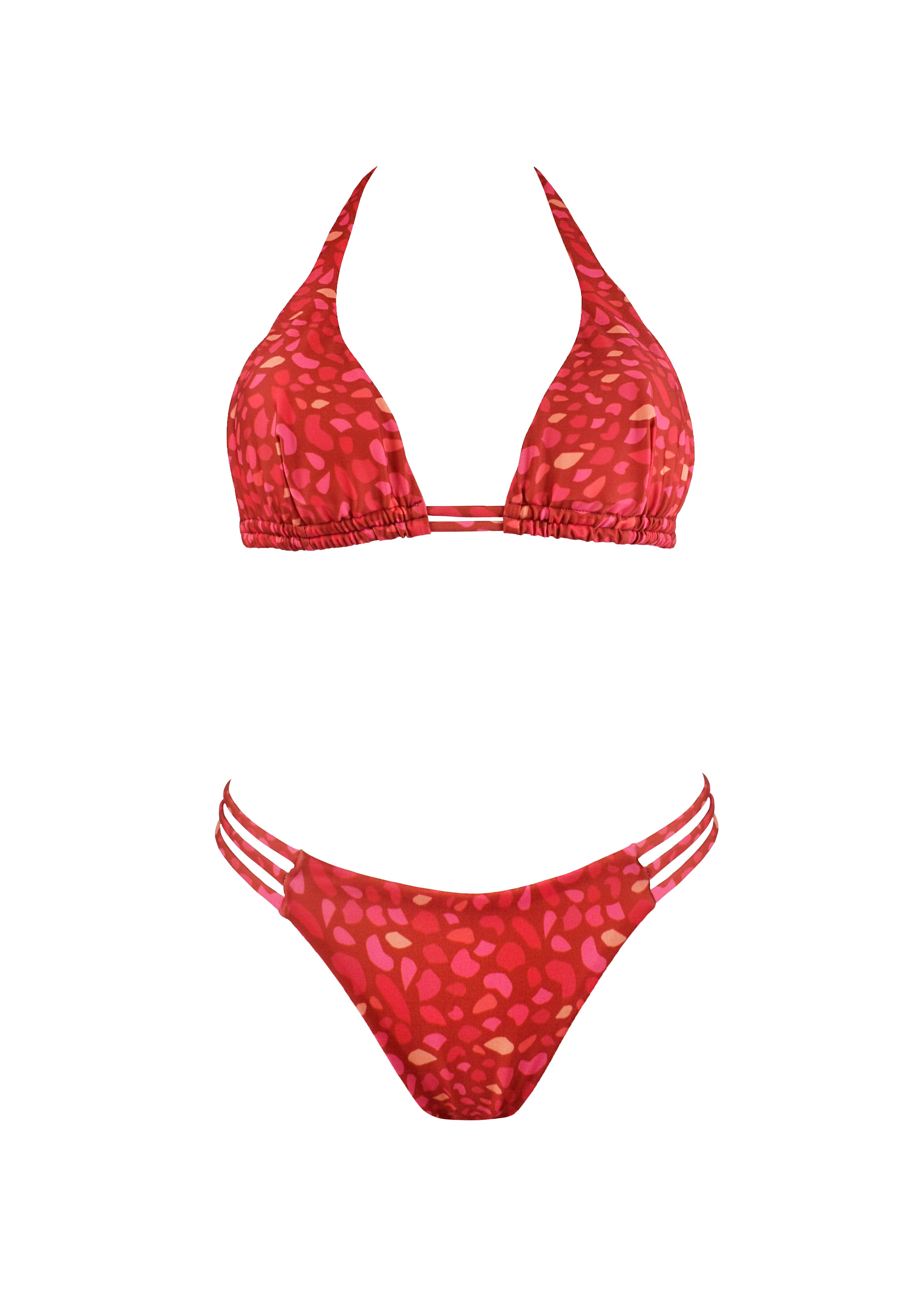 Zoe Bikini - Ruby Hummingbird - Set