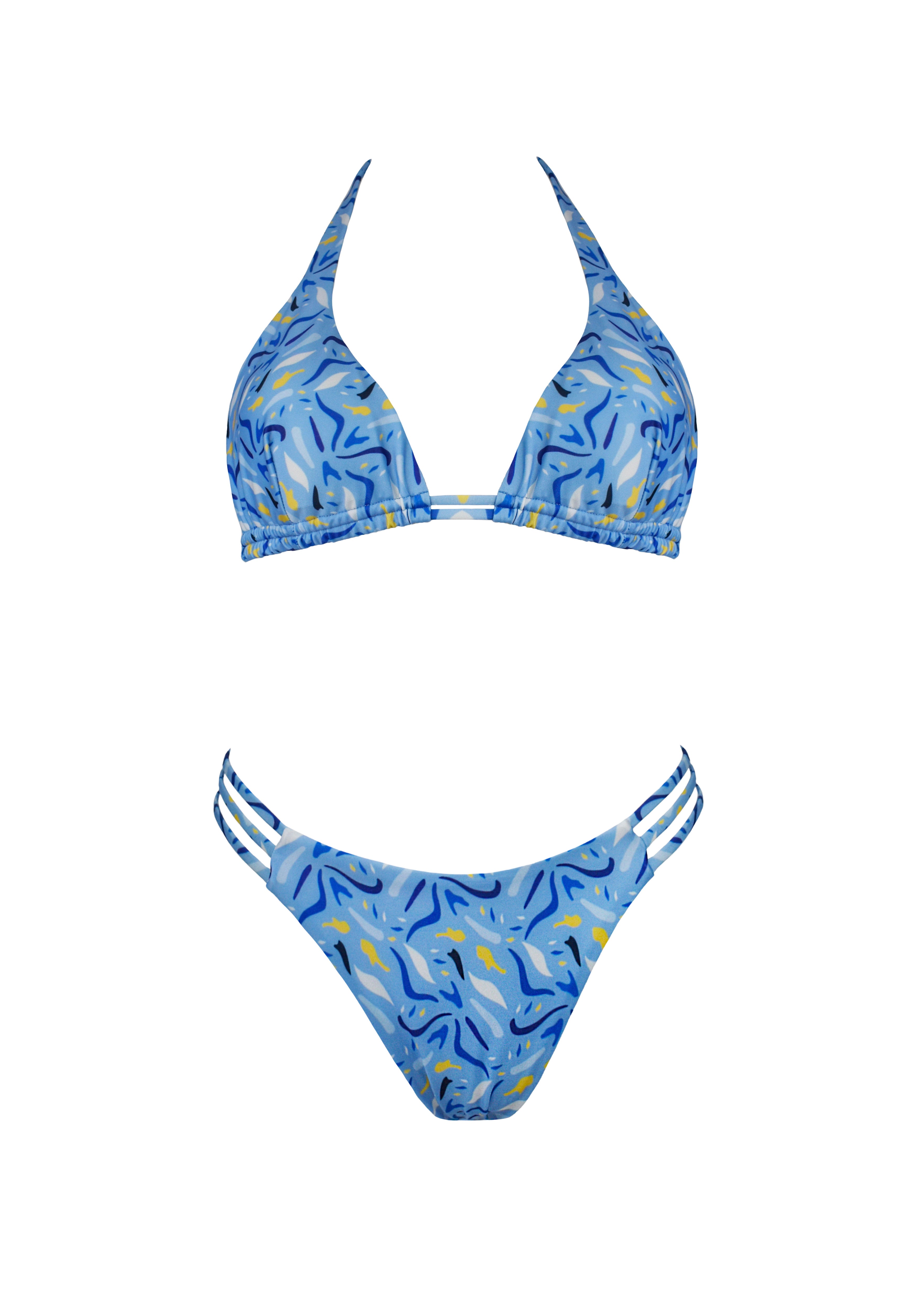 Zoe Bikini - Blue Squid - Set