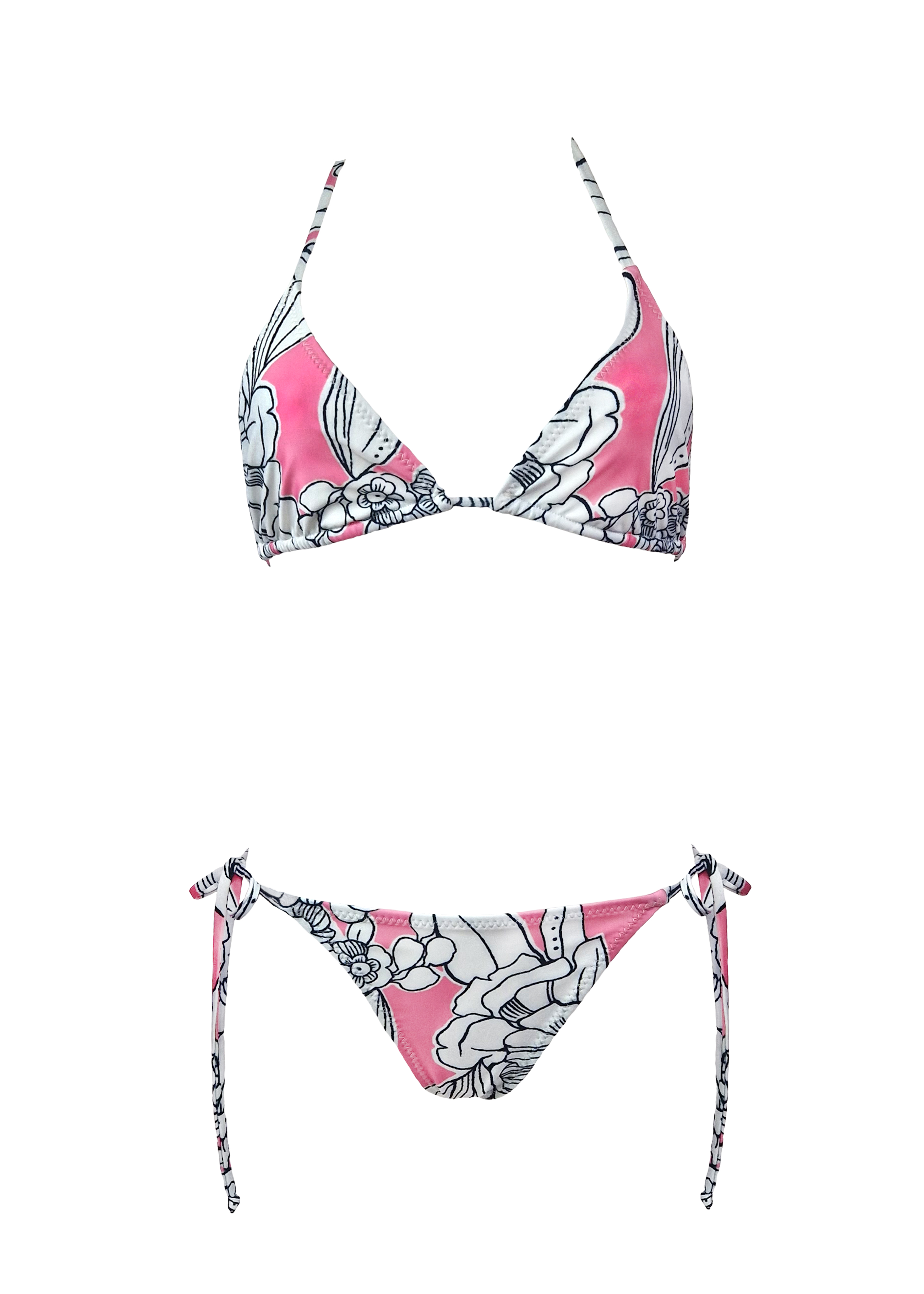Brigitte Bikini - Pink Emily Floral - Set
