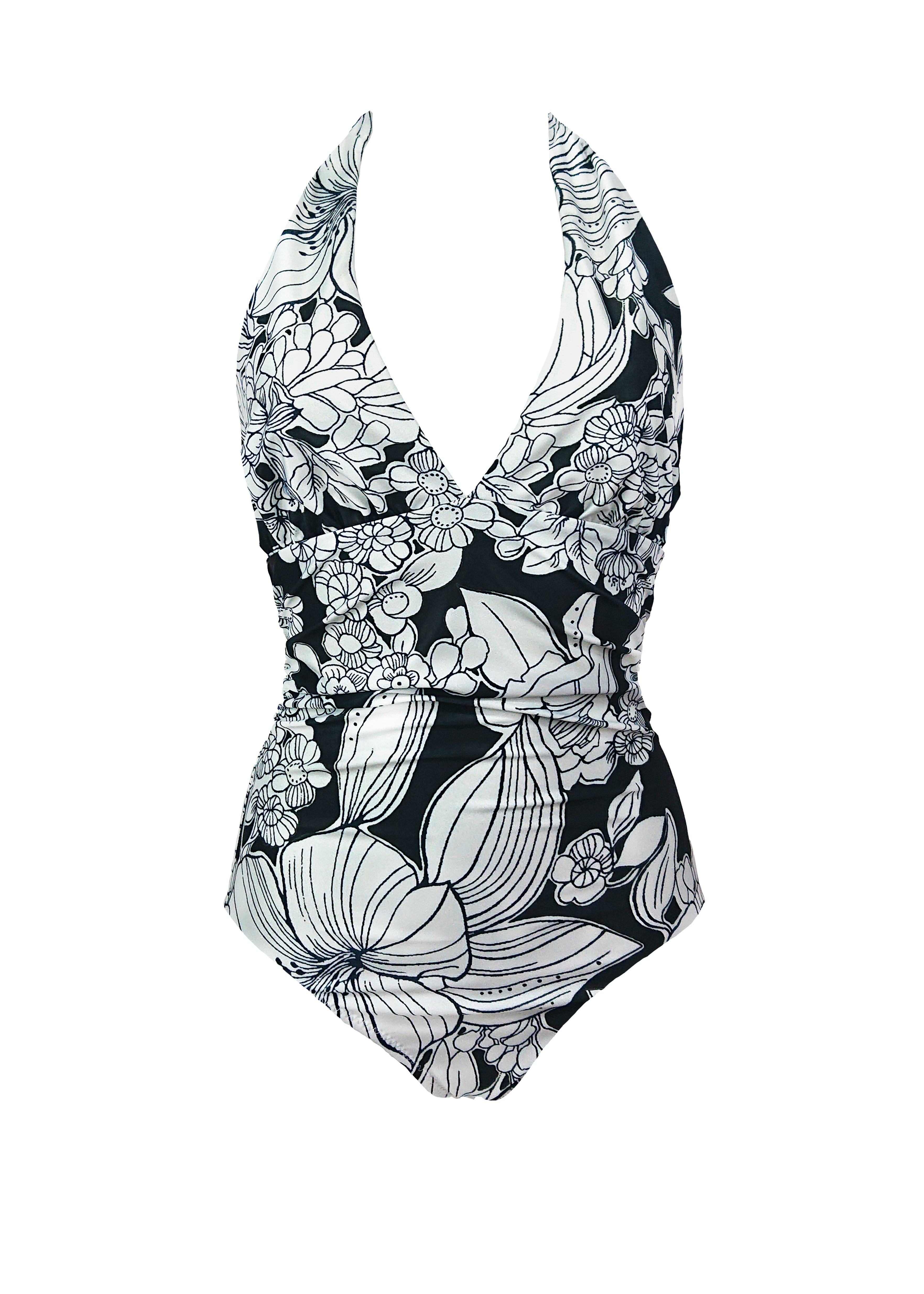 Isabelle One piece - Black Emily Floral