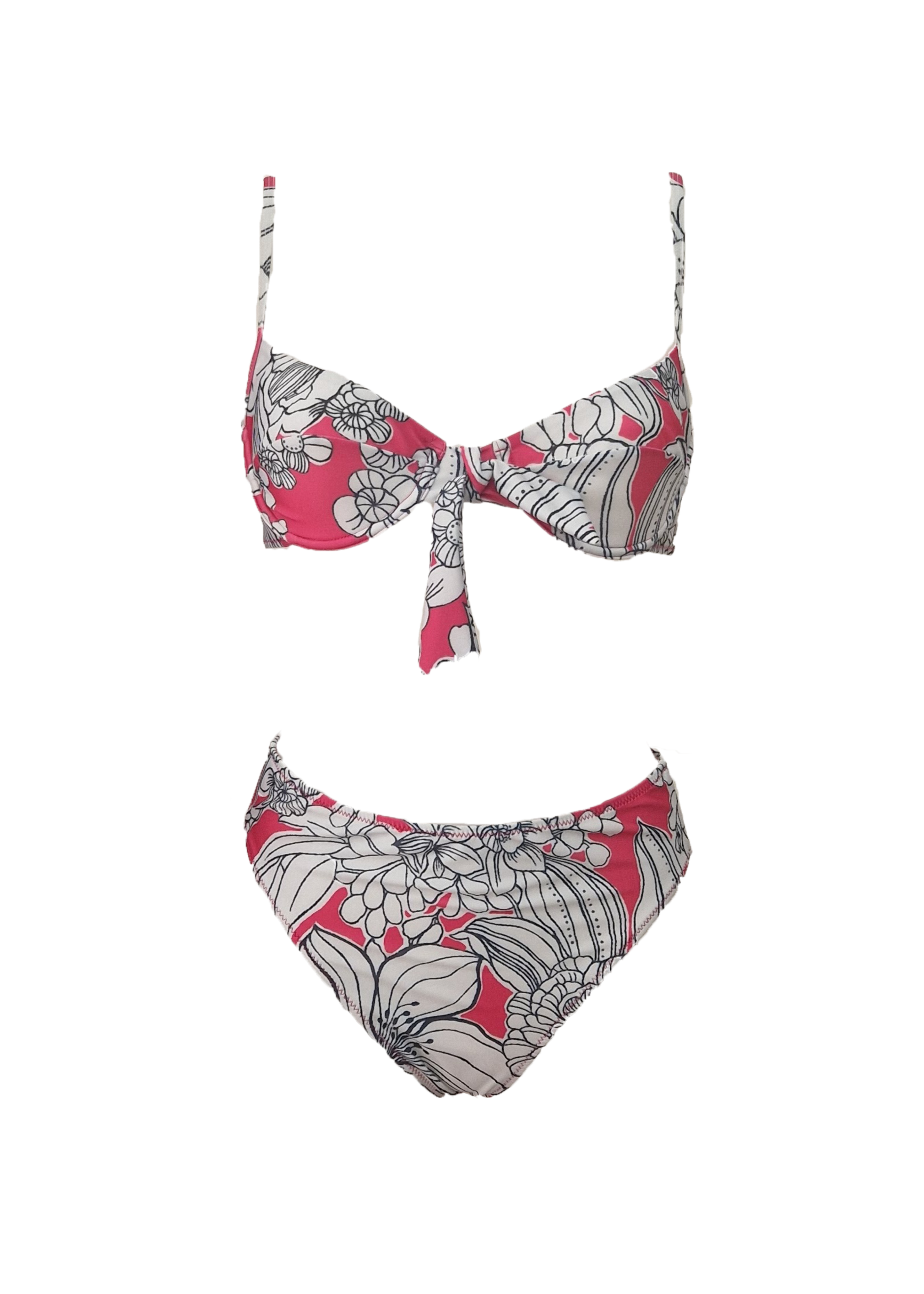 Diana Bikini - Fuchsia Emily Floral - Set