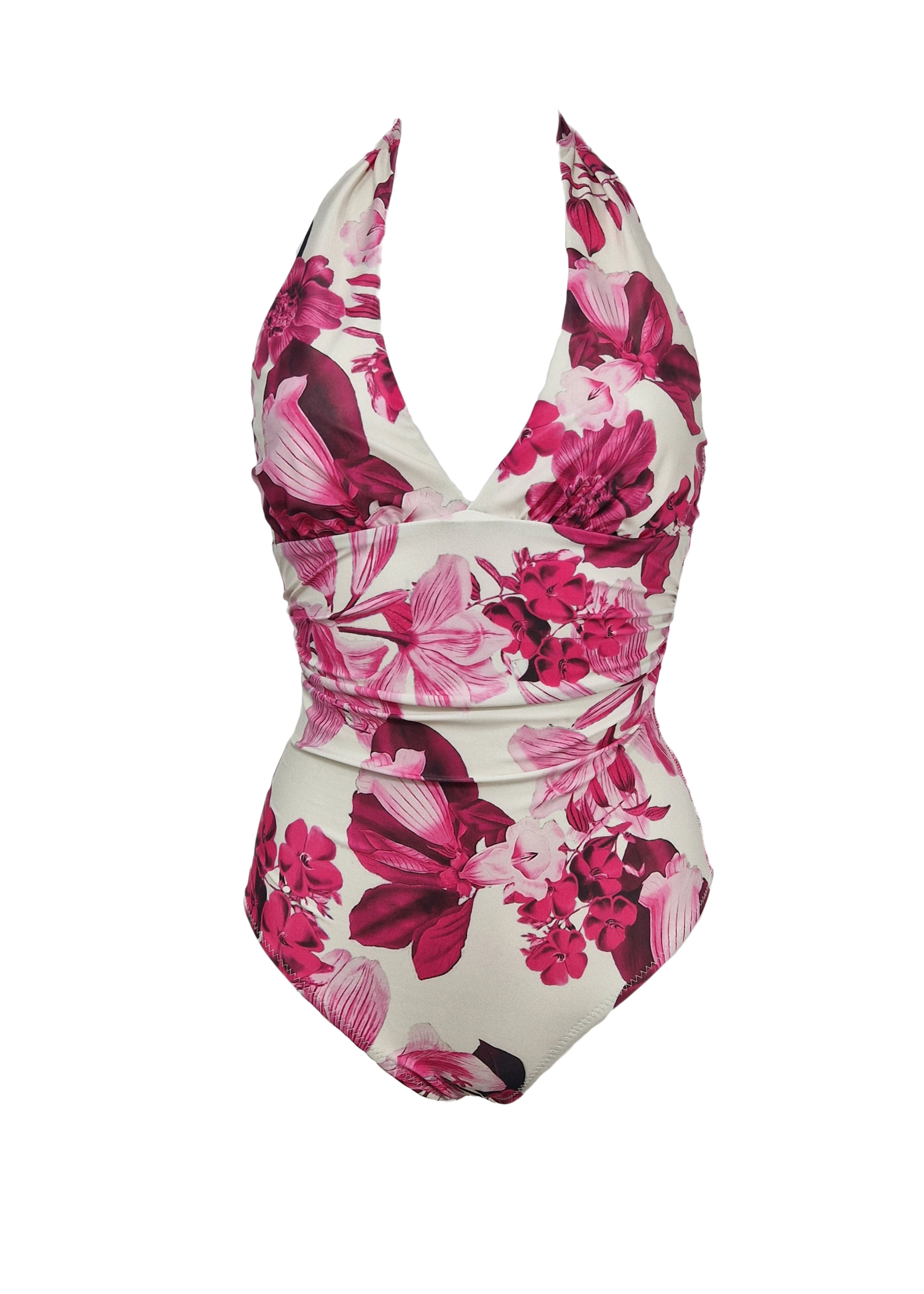 Isabelle One piece - Royal-Fuchsia Flowers