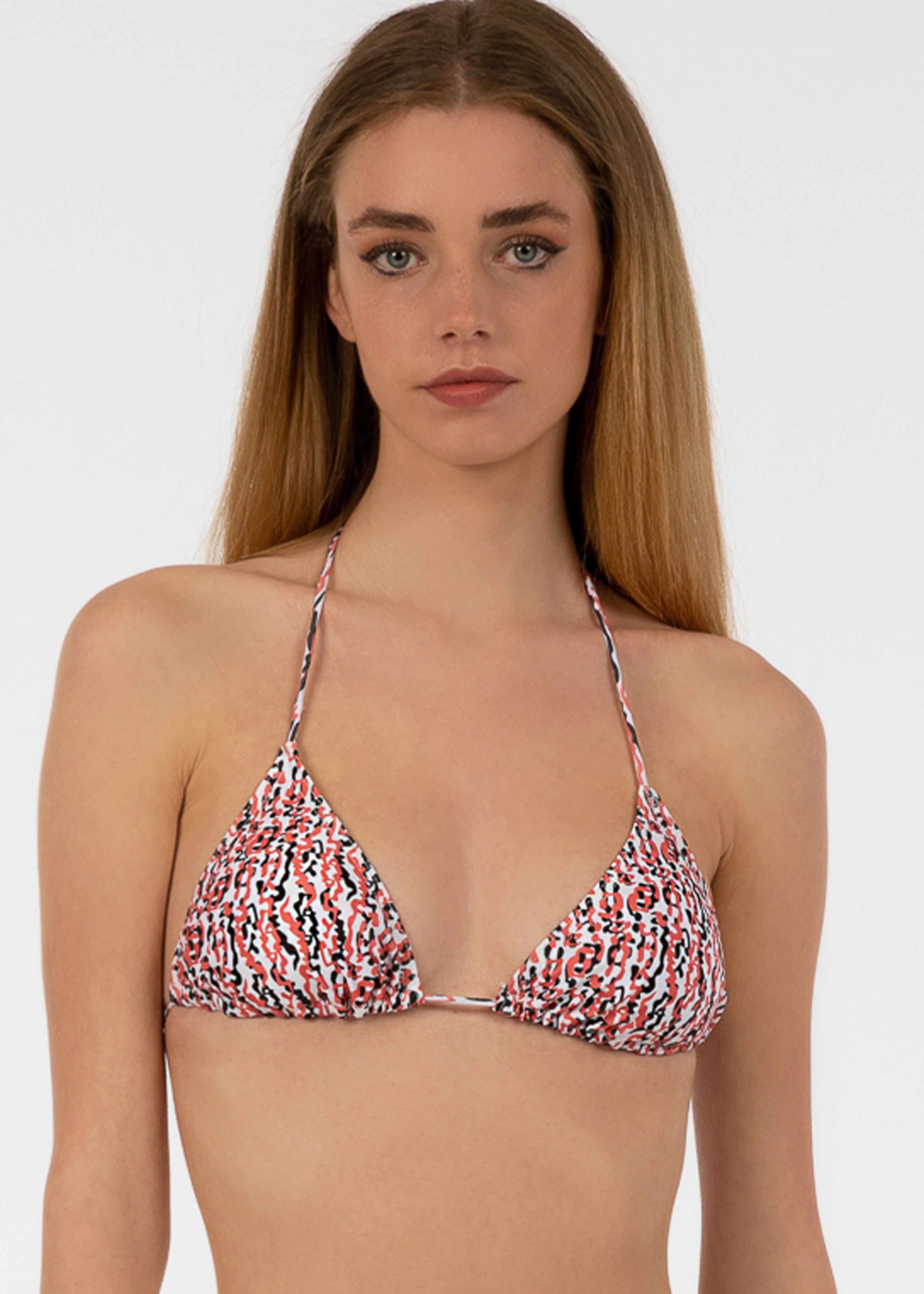 Tatiana Bikini Top - Zebra Anemone Group