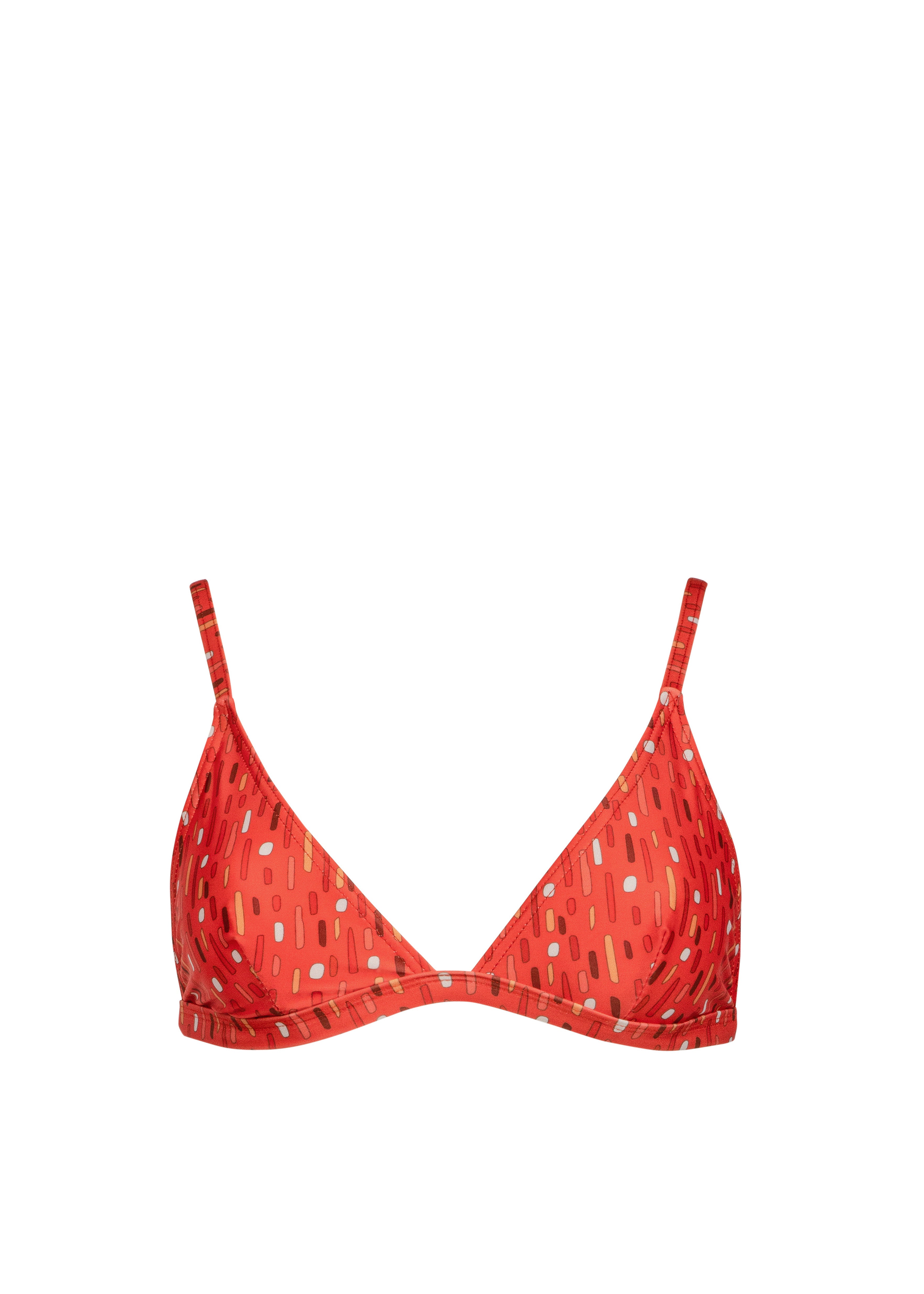 Clara Bikini Top - Red Lionfish
